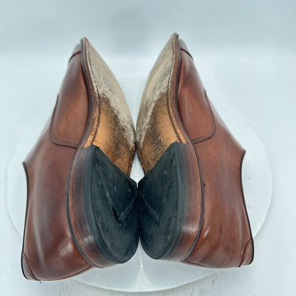 Allen Edmonds Park Avenue Men Size 12D Brown Leather Cap Toe Oxford Dress Shoes - Picture 6 of 12